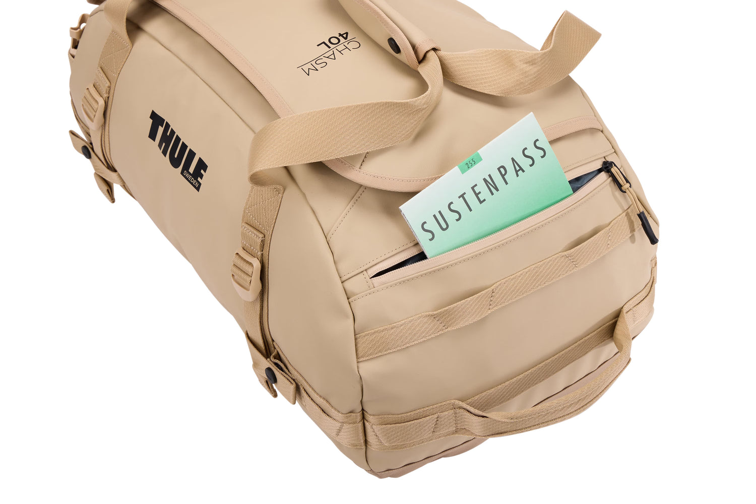 Thule Chasm 40L duffel bag gentle beige