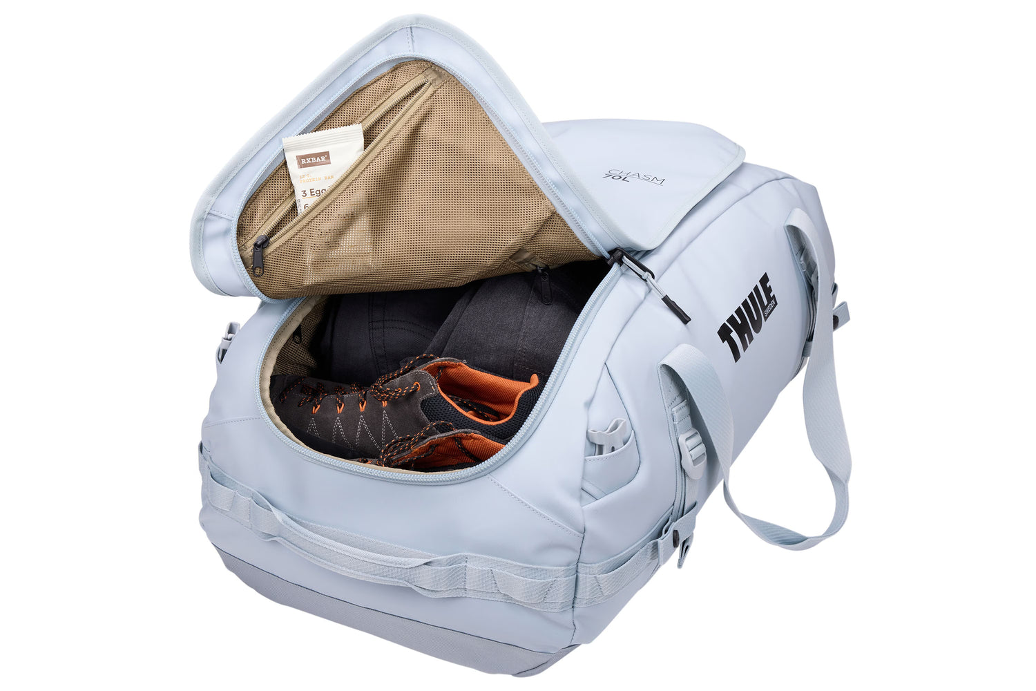Thule Chasm 70L Duffel Bag: Rugged, Recycled, Versatile for Adventure Travel