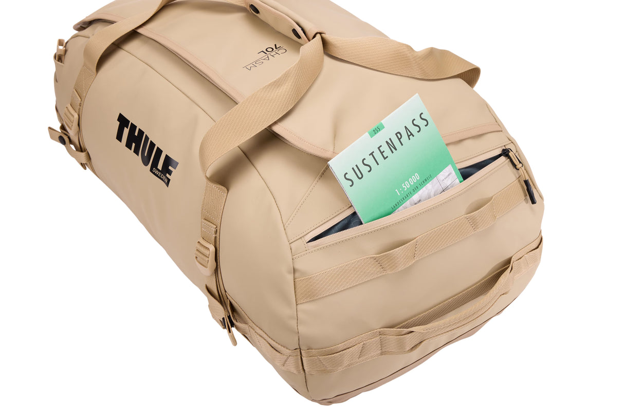 Thule Chasm 70L duffel bag gentle beige
