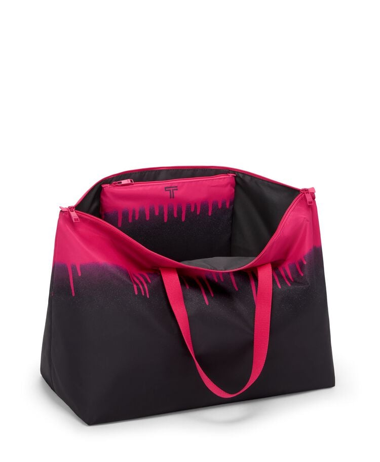Voyageur Just In Case Tote in Fuchsia Spray Paint