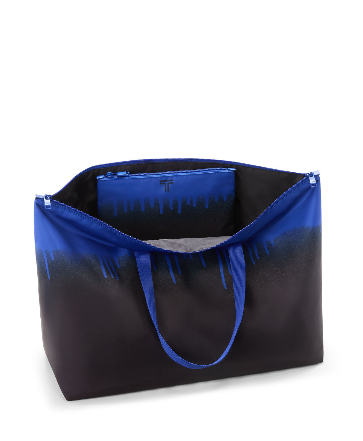 Voyageur Just In Case Tote in Electric Blue Spray Paint