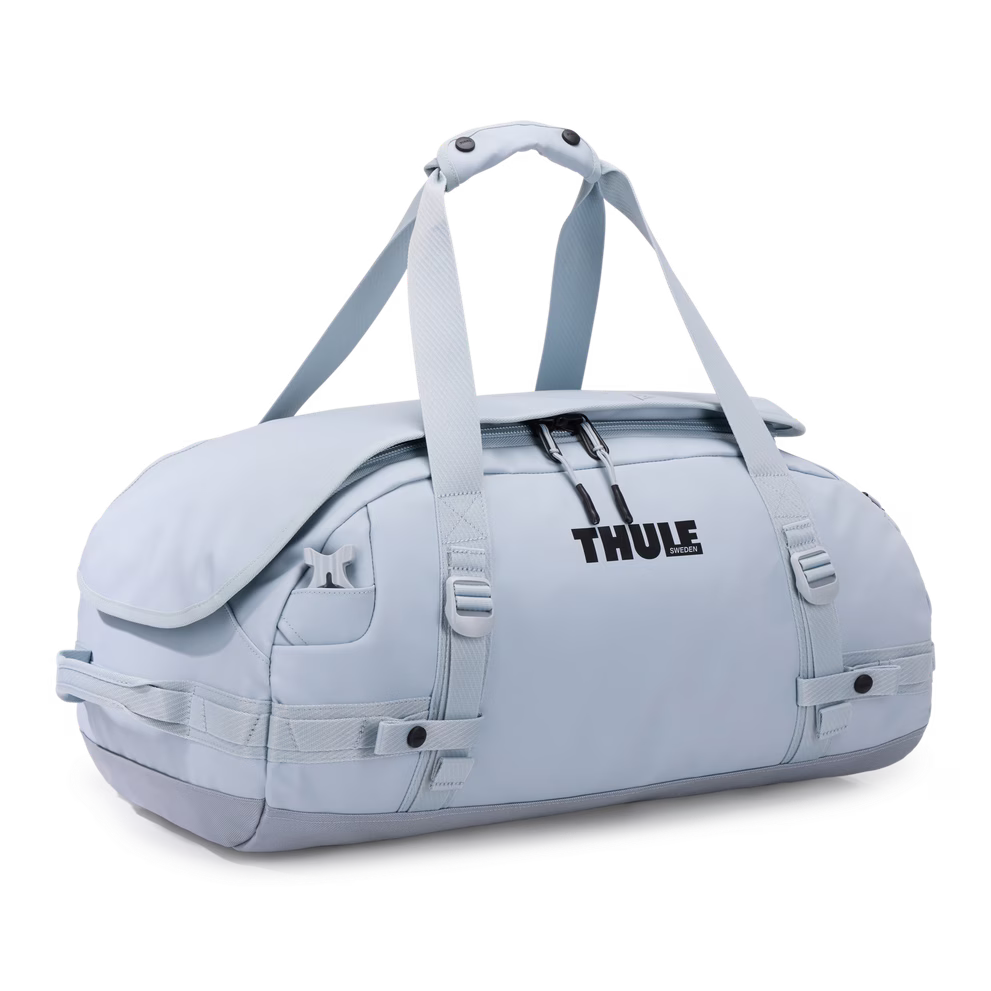 Thule Chasm 40L Durable Recycled Convertible Duffel Bag Soft Blue