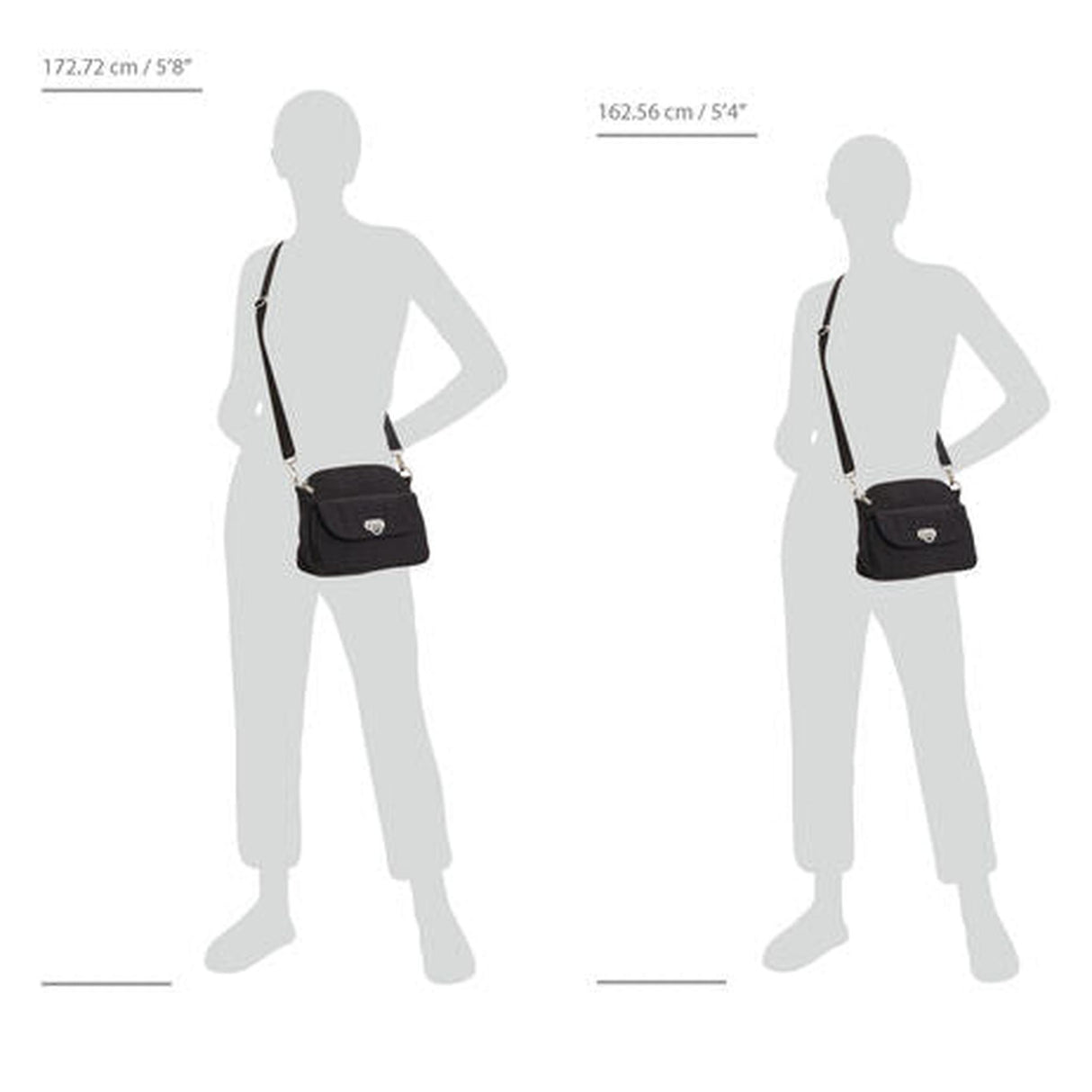 Baggallini Coastal Flip Lock Crossbody