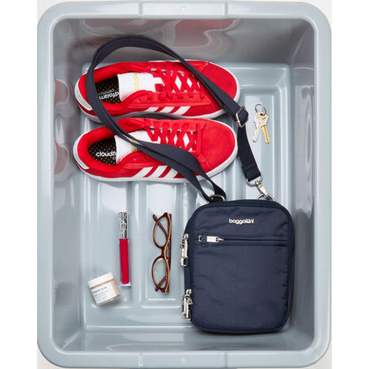 Baggallini Securtex Anti-Theft Mini Everything Crossbody