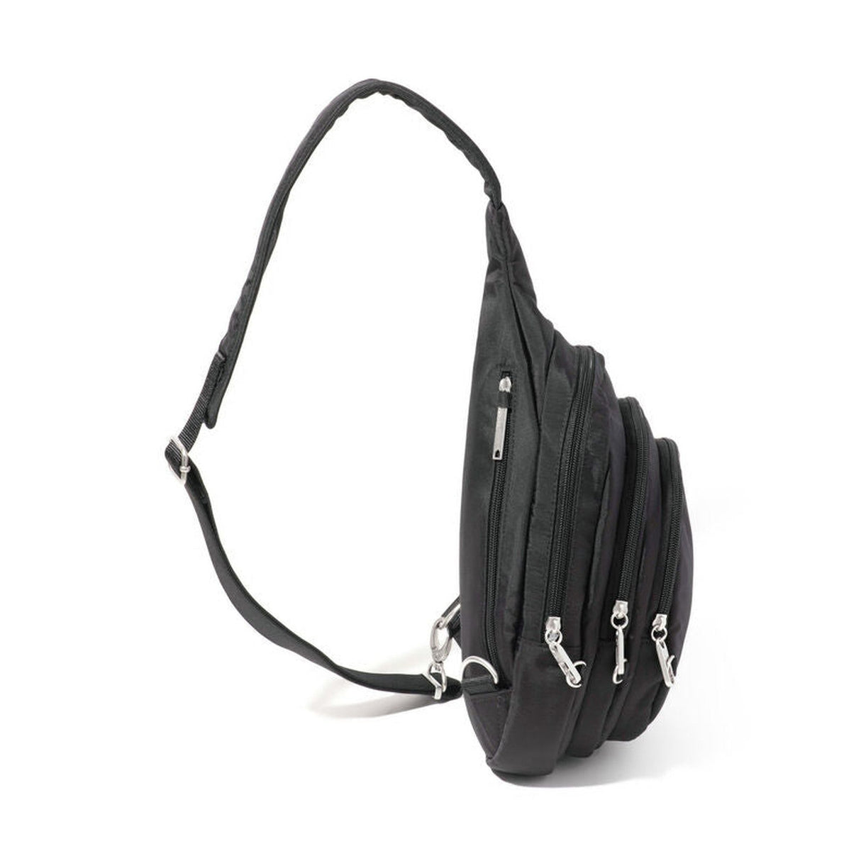 Baggallini Securtex Anti-Theft Triple Zip Sling
