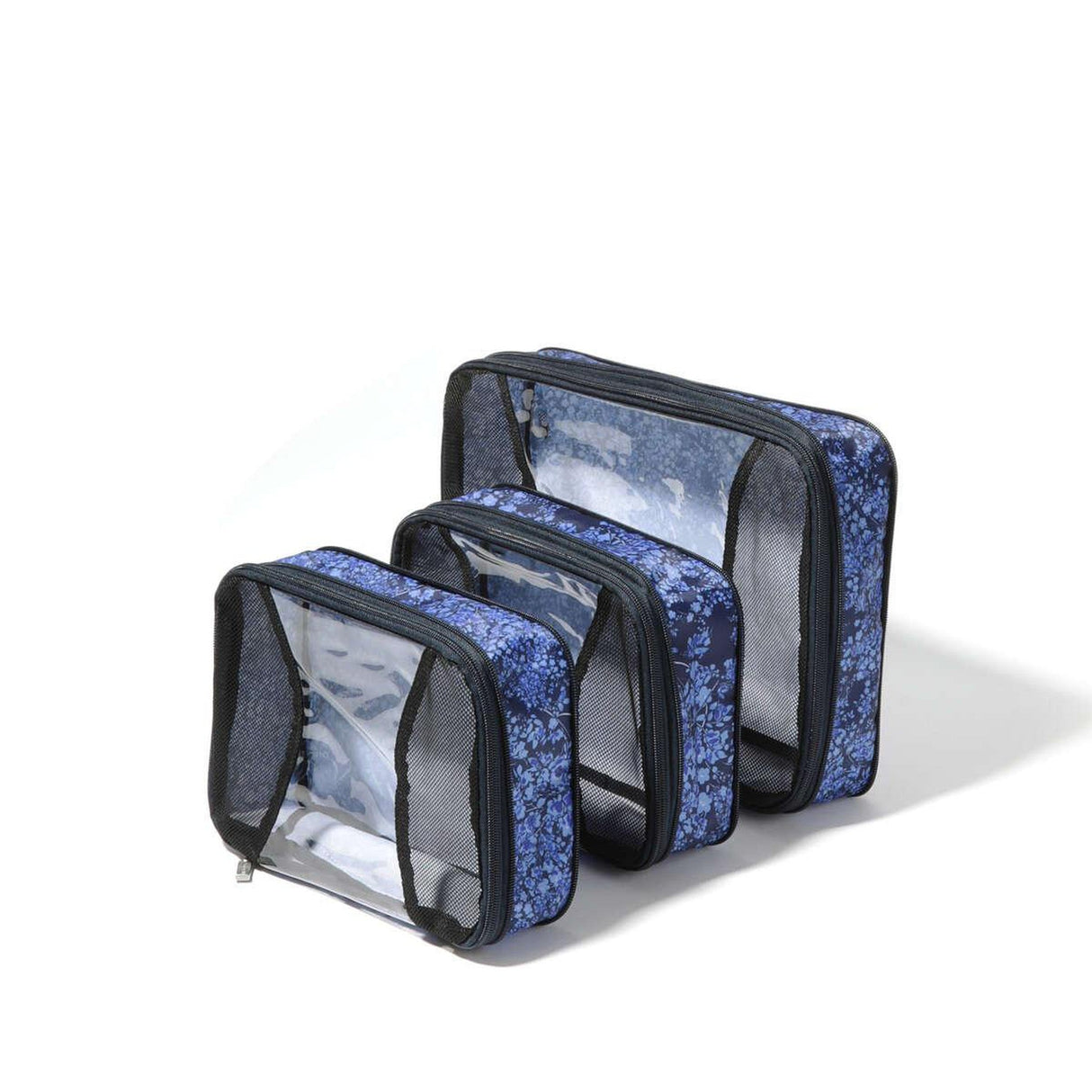 Baggallini Travel 2 Medium & 1 Large Compression Packing Cube Set