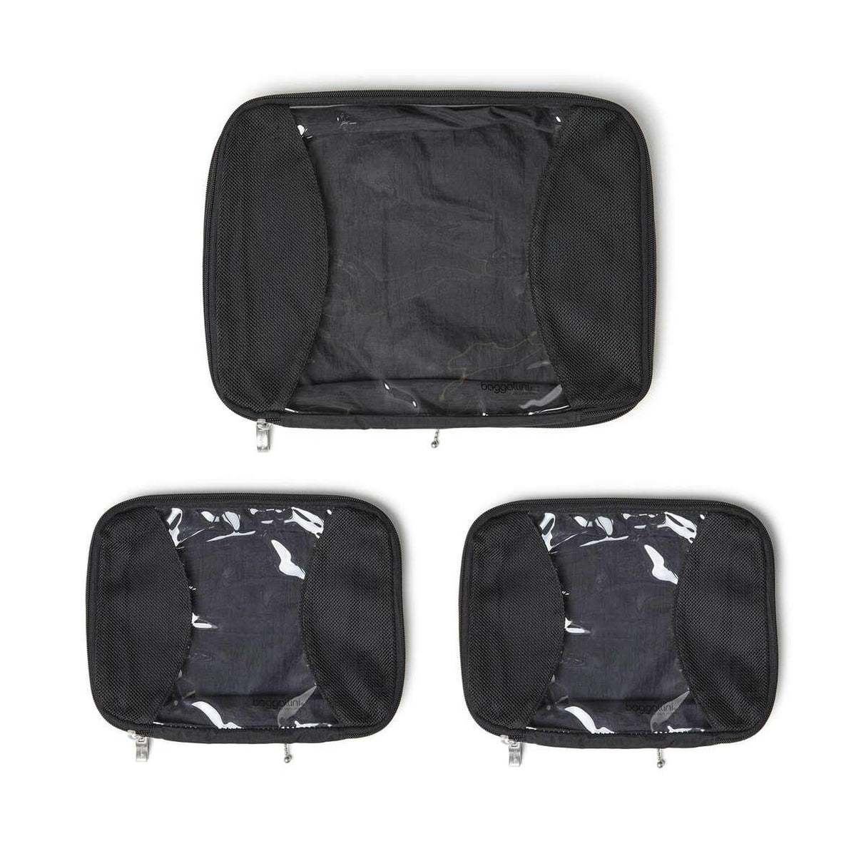 Baggallini Travel 2 Medium & 1 Large Compression Packing Cube Set