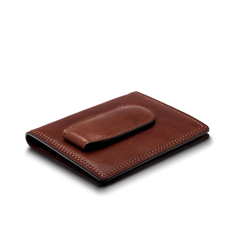 Bosca Dolce Leather Deluxe Front Pocket Wallet with Magnetic Clip
