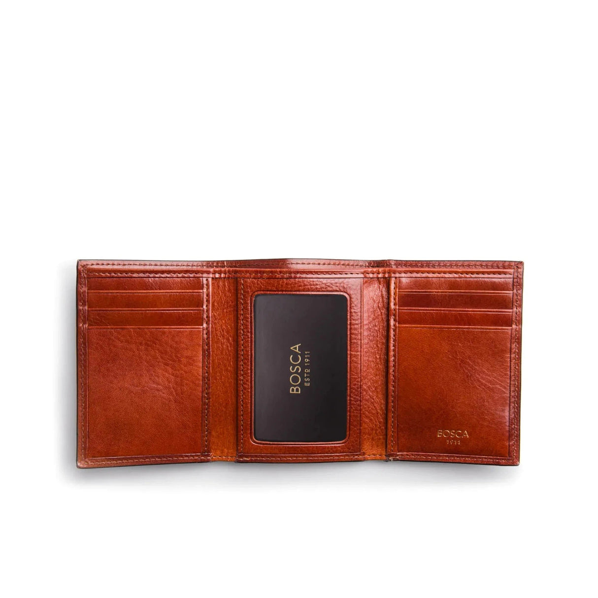 Bosca Old Leather Double ID Trifold Wallet