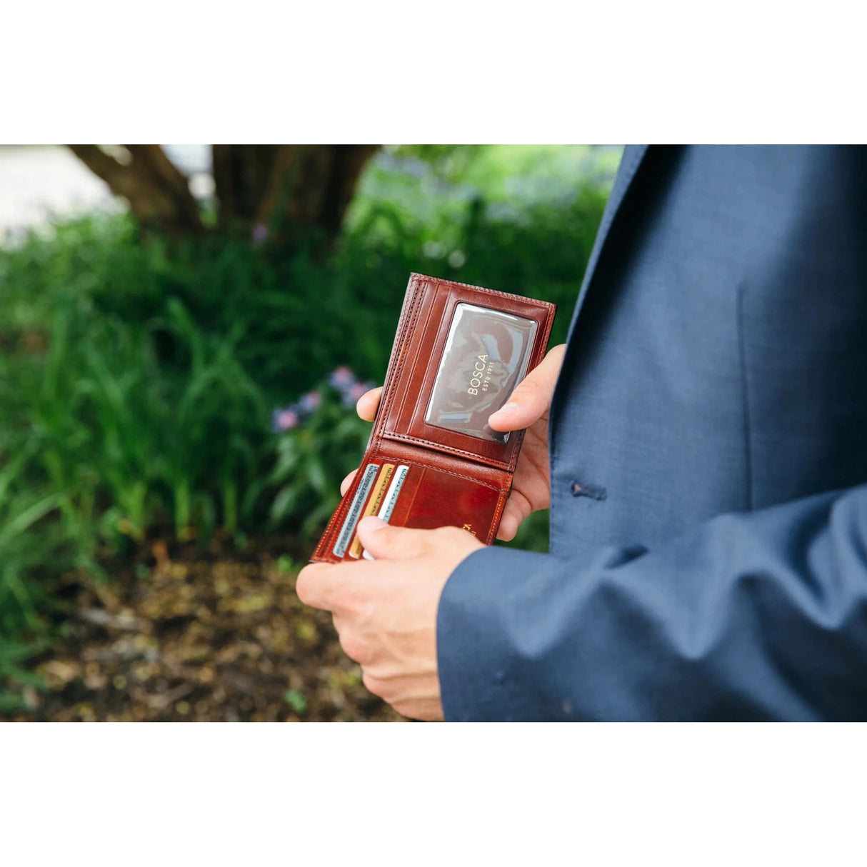 Bosca Old Leather Executive ID Wallet