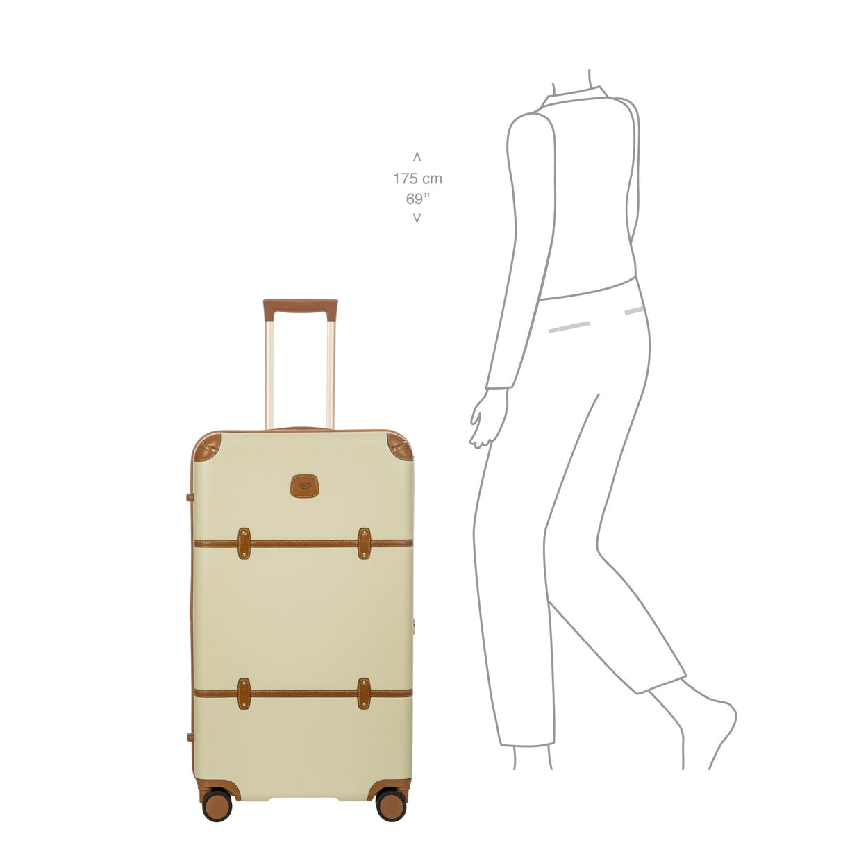 Brics Bellagio 3.0 Trolley Baule 4-Wheel 31" Trunk