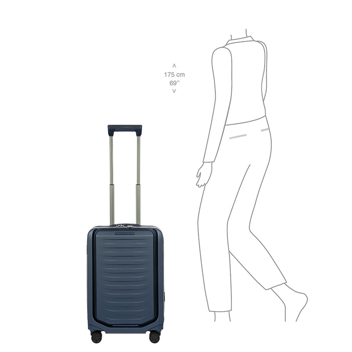 Brics Porsche Design Roadster Hardside 21" Expandable Carry-On Spinner with Pocket