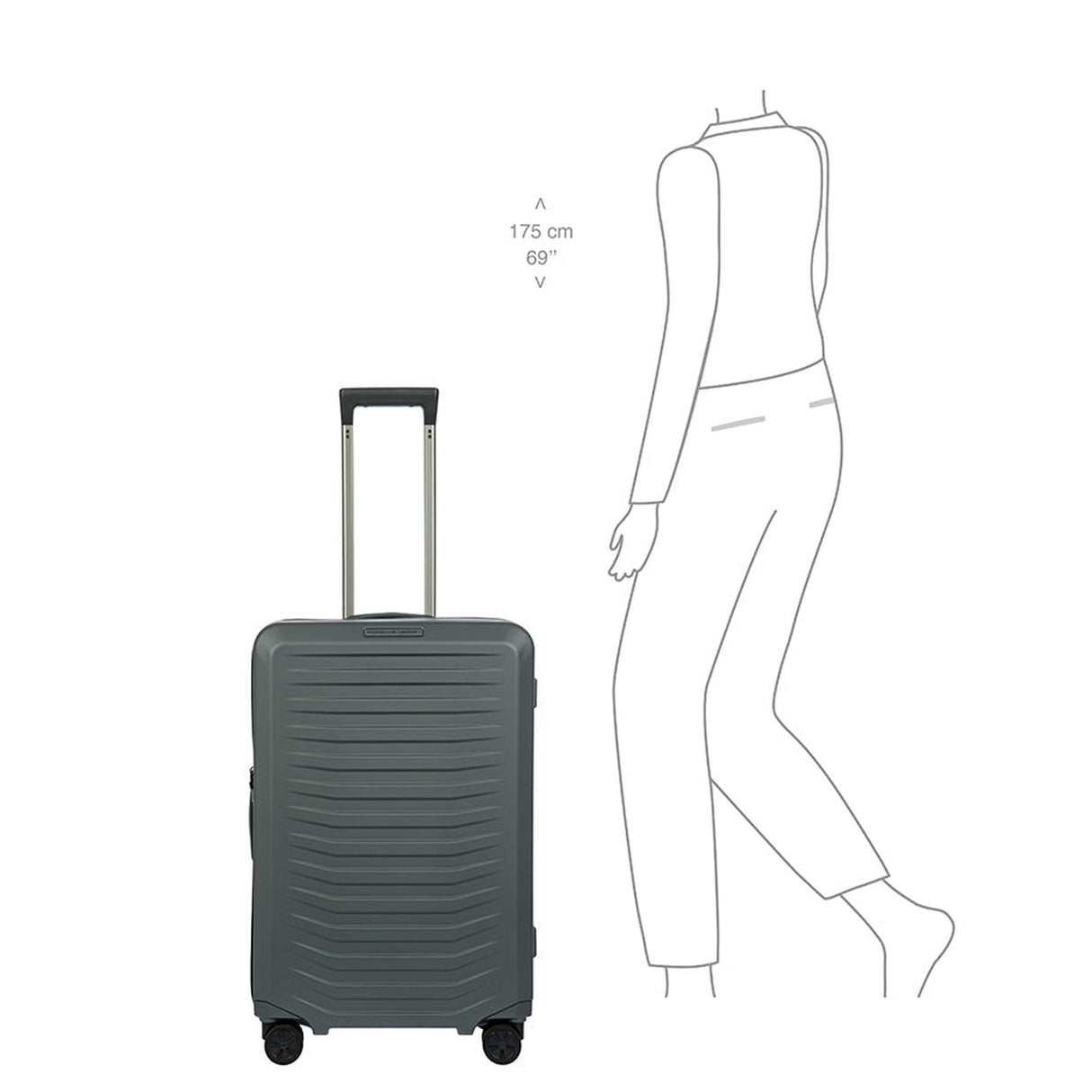 Brics Porsche Design Roadster Hardside 27" Expandable Check-In Spinner