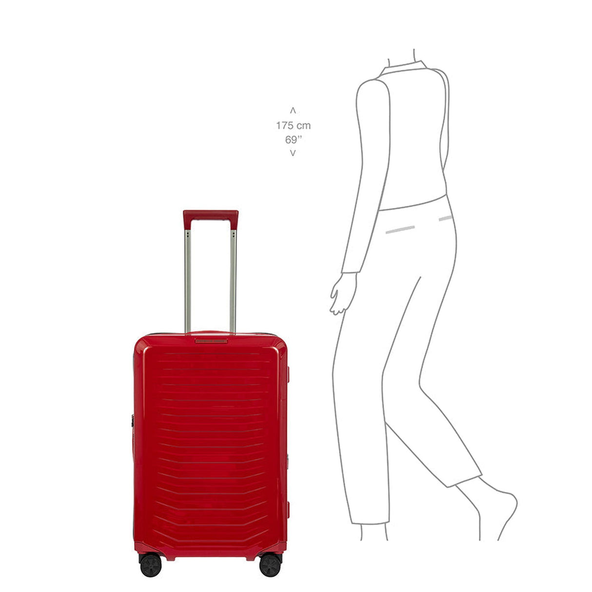 Brics Porsche Design Roadster Hardside 27" Expandable Check-In Spinner