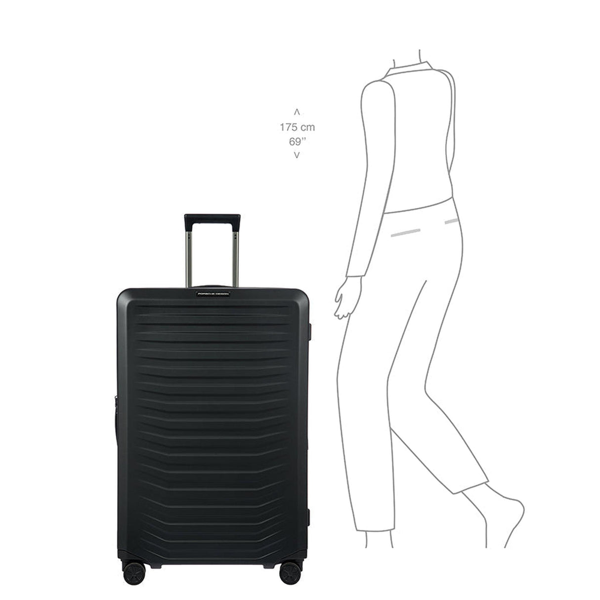 Brics Porsche Design Roadster Hardside 33" Expandable Check-In Spinner