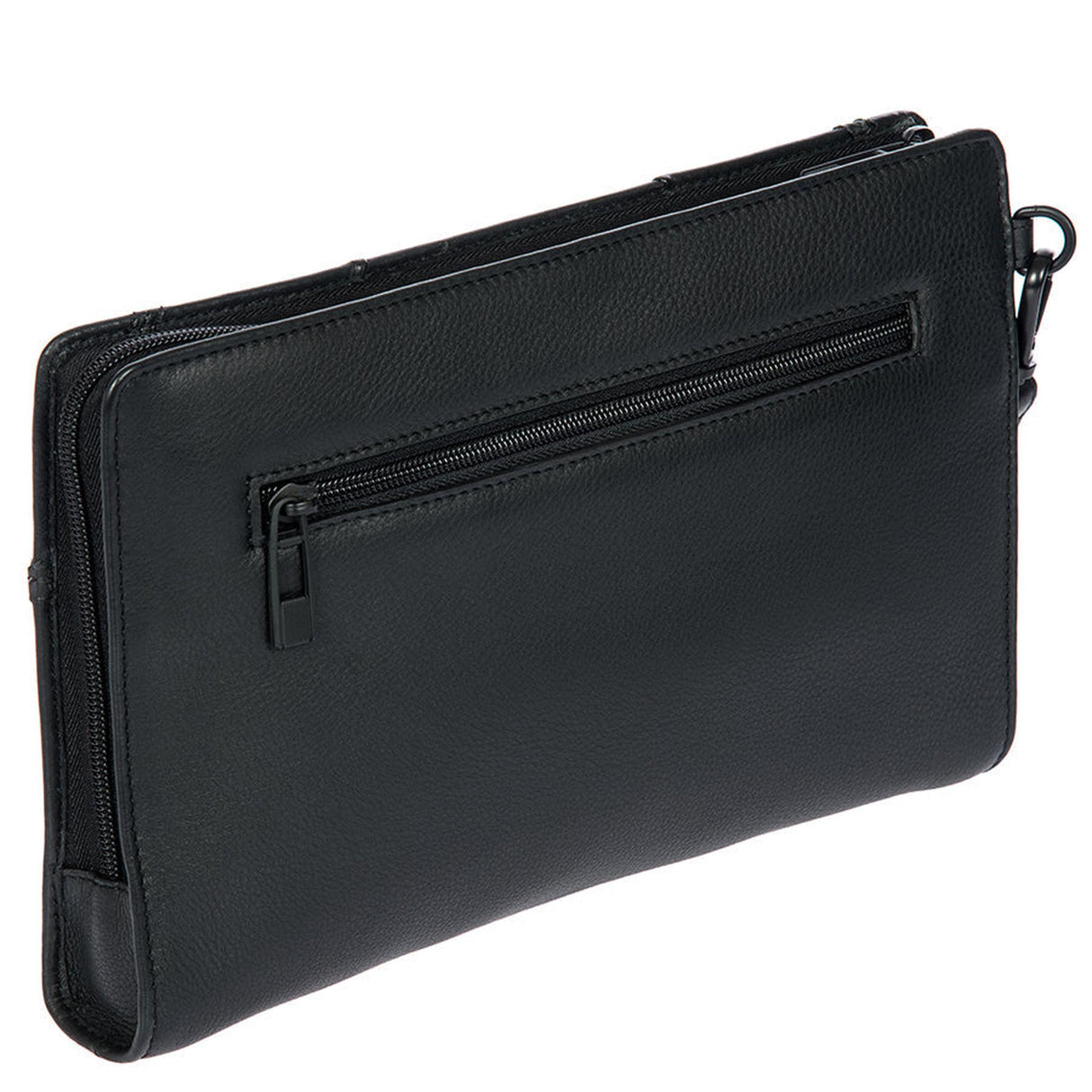 Brics Porsche Design Roadster Leather Evo Clutch Bag with Front Pocket