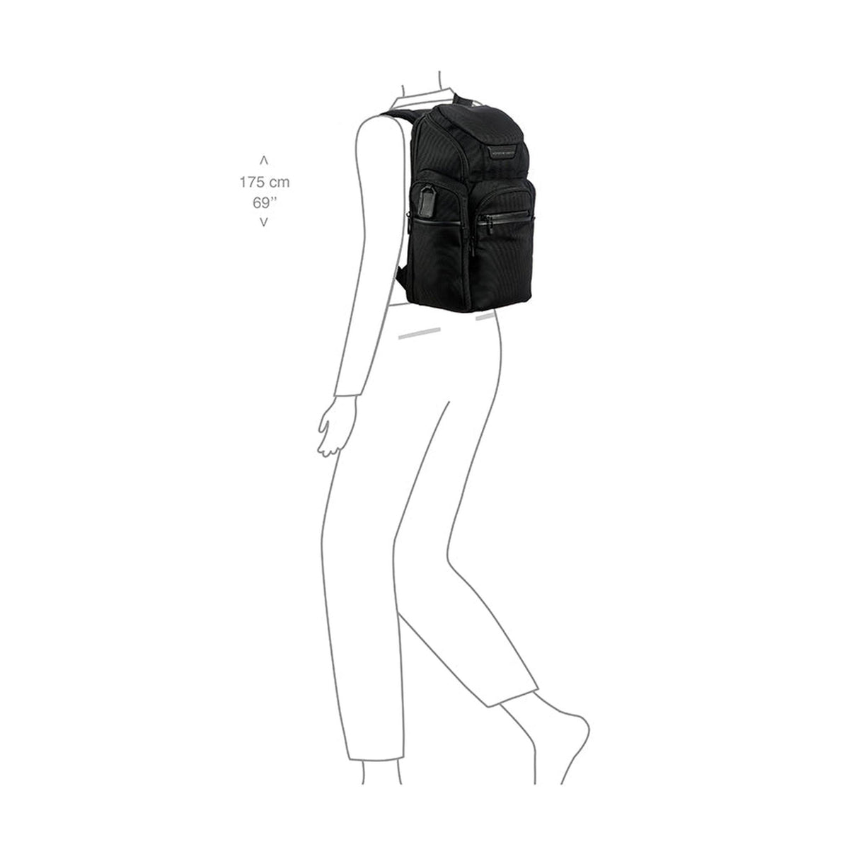 Brics Porsche Design Roadster Nylon Evo Backpack Toploader M