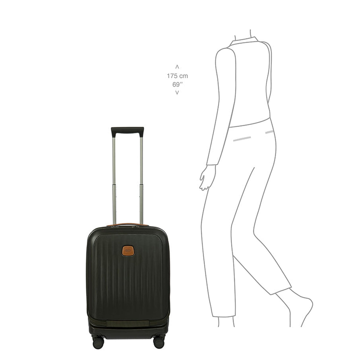 Brics Taormina 21" Expandable Carry-On Spinner with Pocket