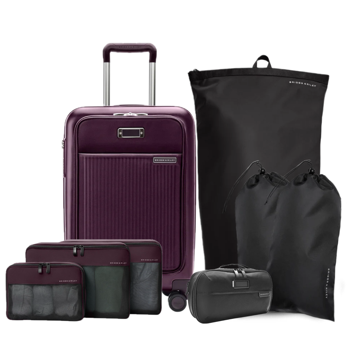 Briggs & Riley Essential Set (Sympatico Carry-On plus Packing Organizers)
