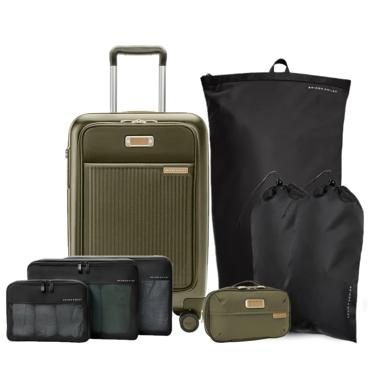 Briggs & Riley Essential Set (Sympatico Carry-On plus Packing Organizers)