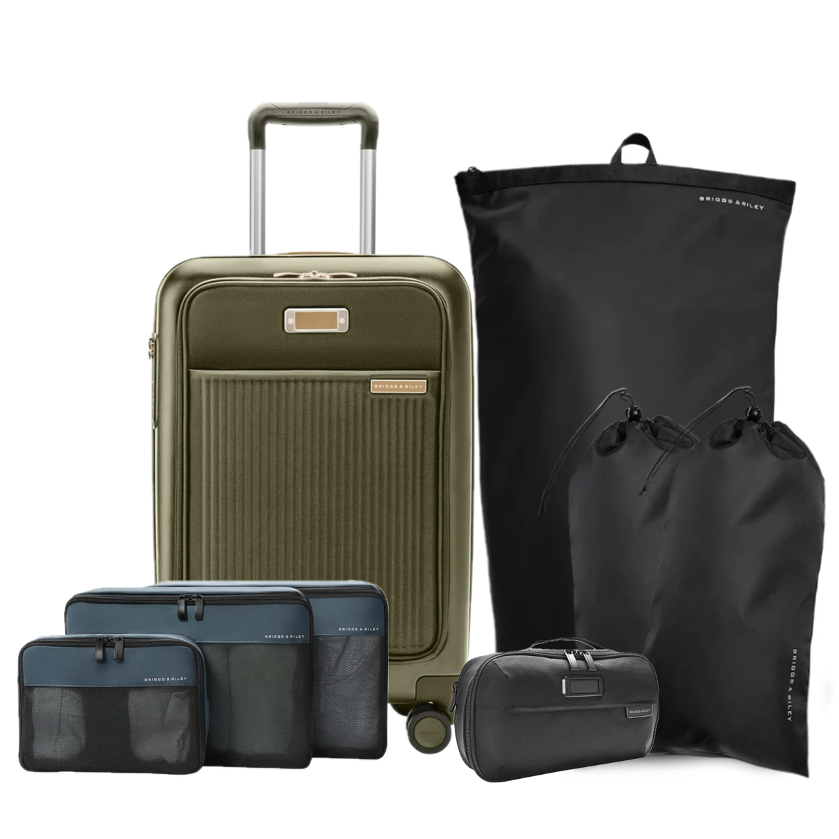 Briggs & Riley Essential Set (Sympatico Carry-On plus Packing Organizers)