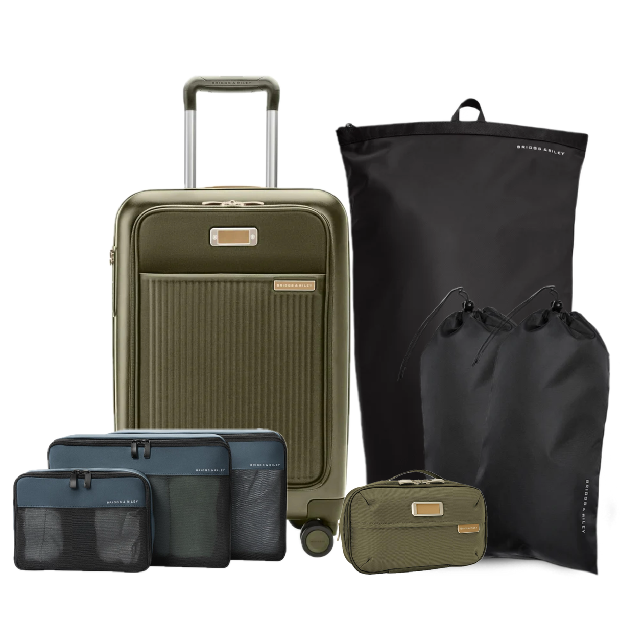 Briggs & Riley Essential Set (Sympatico Carry-On plus Packing Organizers)