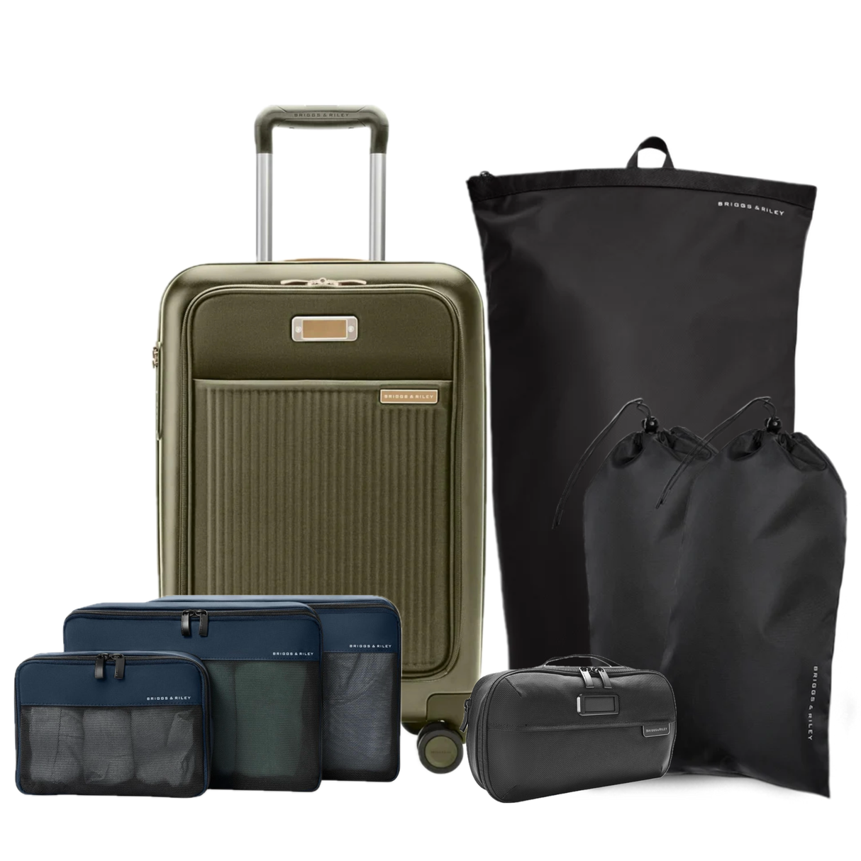 Briggs & Riley Essential Set (Sympatico Carry-On plus Packing Organizers)