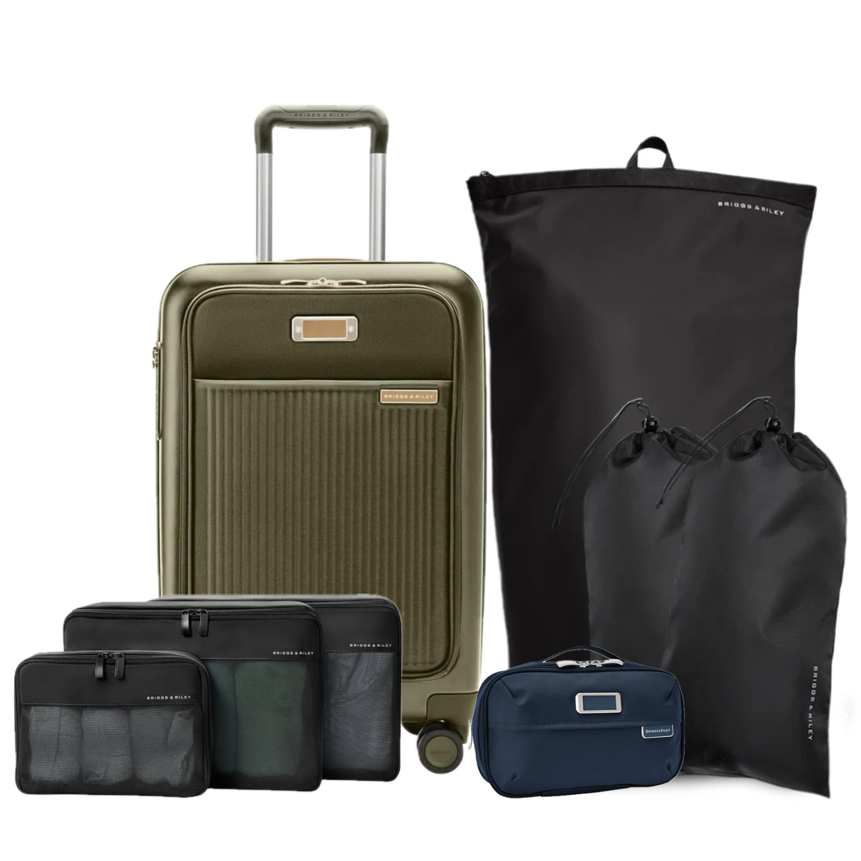 Briggs & Riley Essential Set (Sympatico Carry-On plus Packing Organizers)