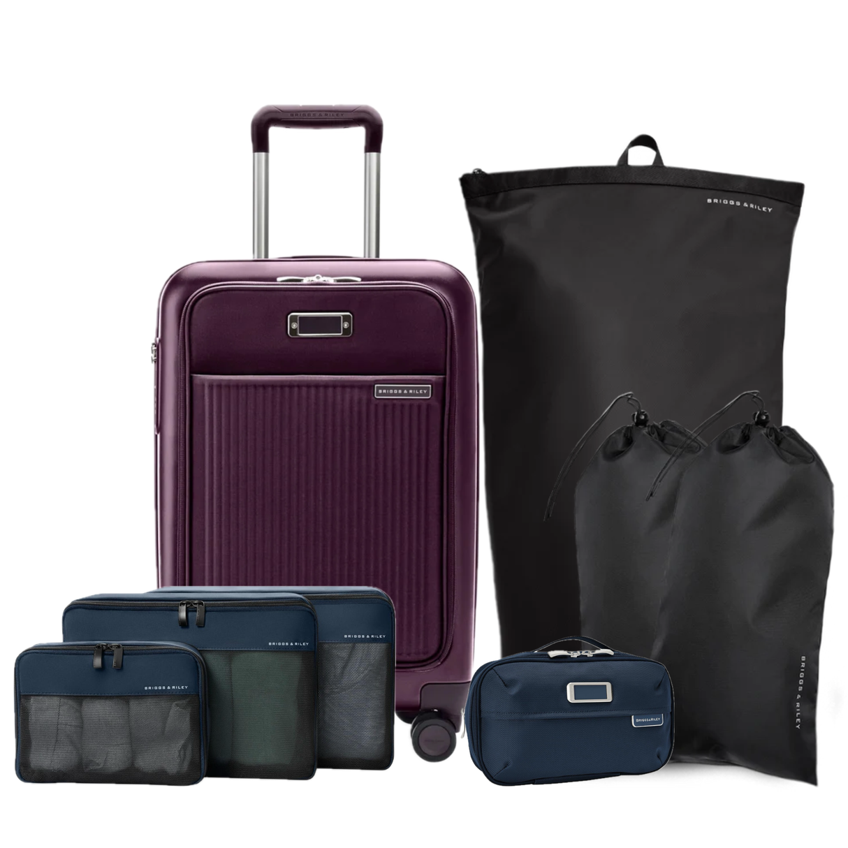 Briggs & Riley Essential Set (Sympatico Carry-On plus Packing Organizers)