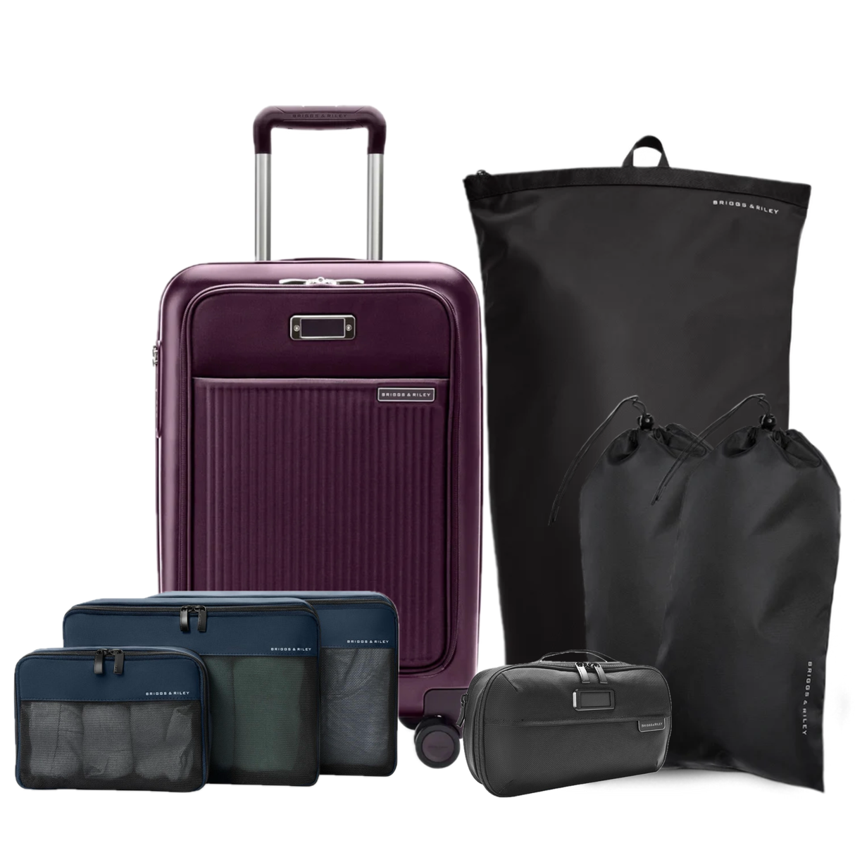 Briggs & Riley Essential Set (Sympatico Carry-On plus Packing Organizers)