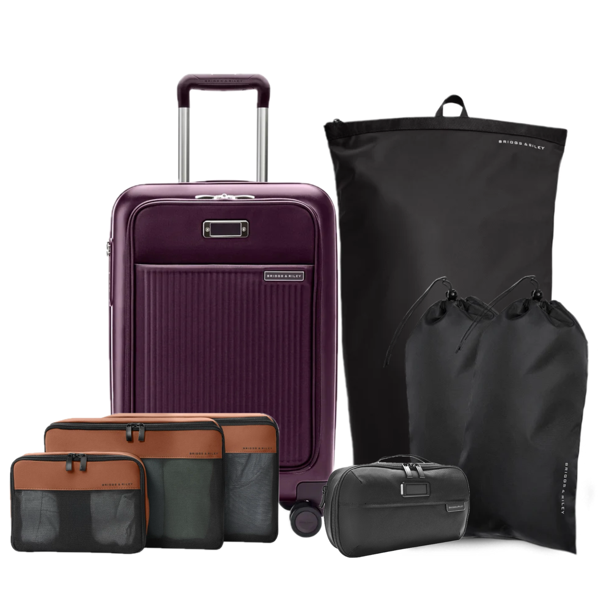 Briggs & Riley Essential Set (Sympatico Carry-On plus Packing Organizers)