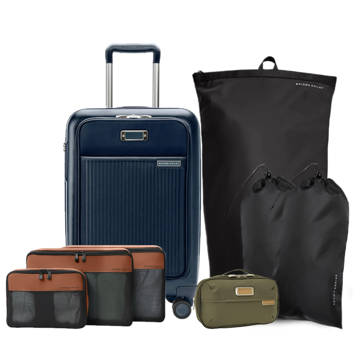Briggs & Riley Essential Set (Sympatico Carry-On plus Packing Organizers)