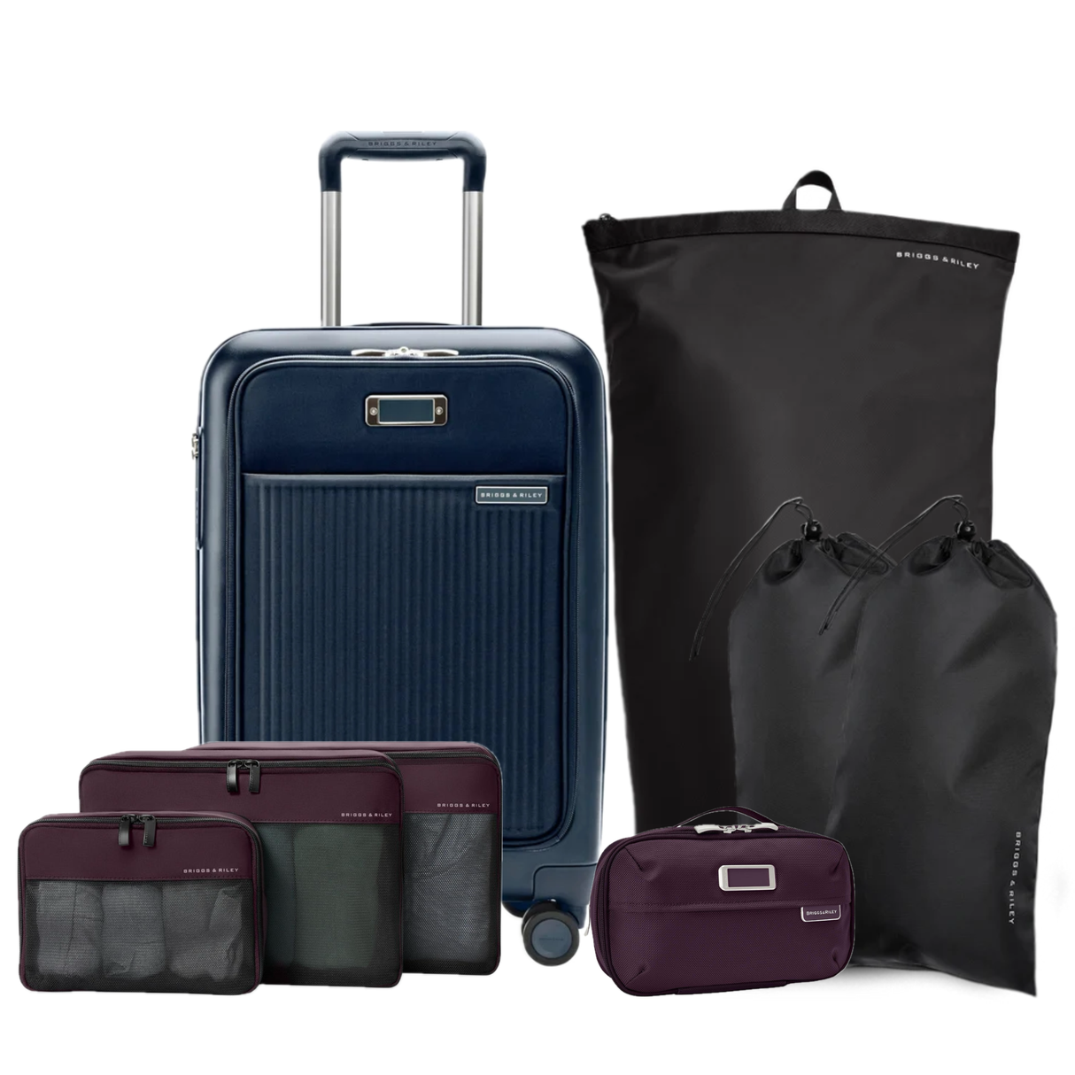Briggs & Riley Essential Set (Sympatico Carry-On plus Packing Organizers)