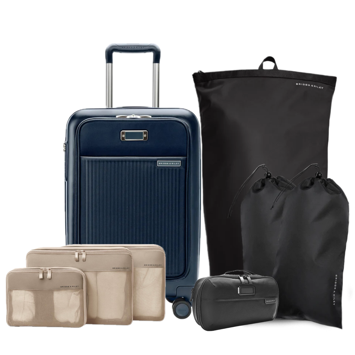 Briggs & Riley Essential Set (Sympatico Carry-On plus Packing Organizers)