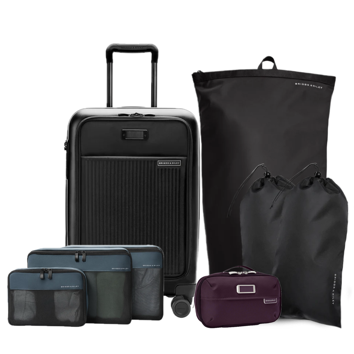 Briggs & Riley Essential Set (Sympatico Carry-On plus Packing Organizers)