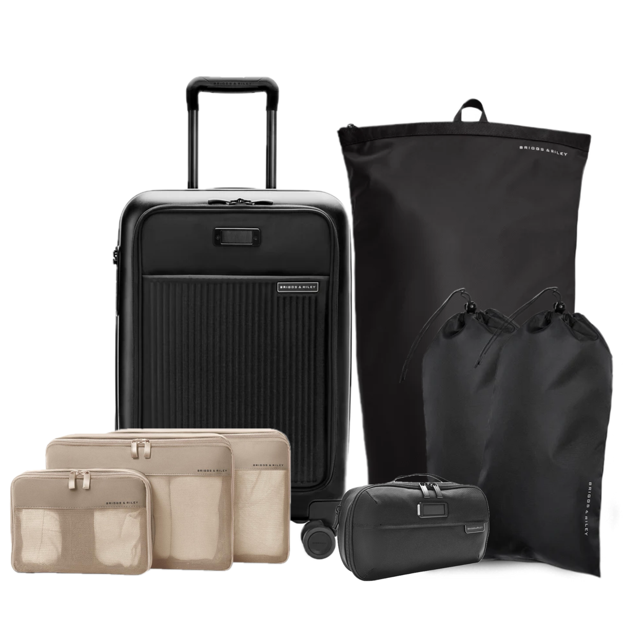 Briggs & Riley Essential Set (Sympatico Carry-On plus Packing Organizers)