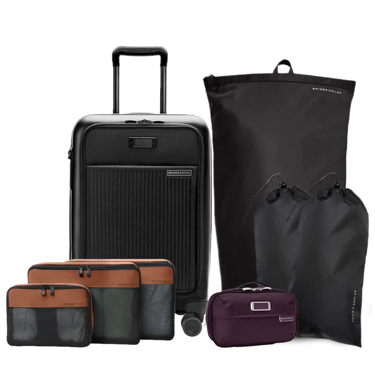 Briggs & Riley Essential Set (Sympatico Carry-On plus Packing Organizers)