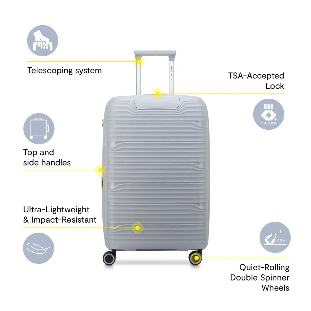 Delsey Dune 25" Expandable Spinner Upright