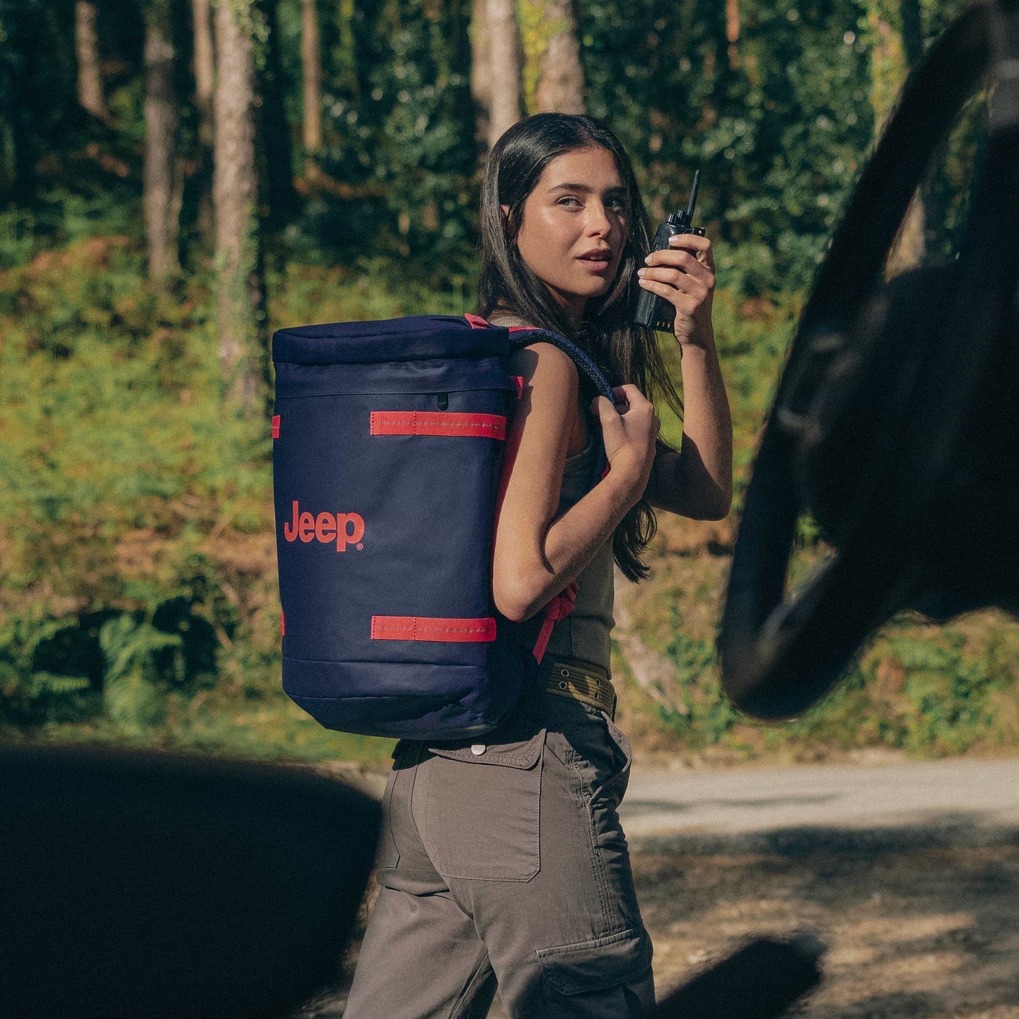 Delsey Jeep JS013C Cylindrical Backpack