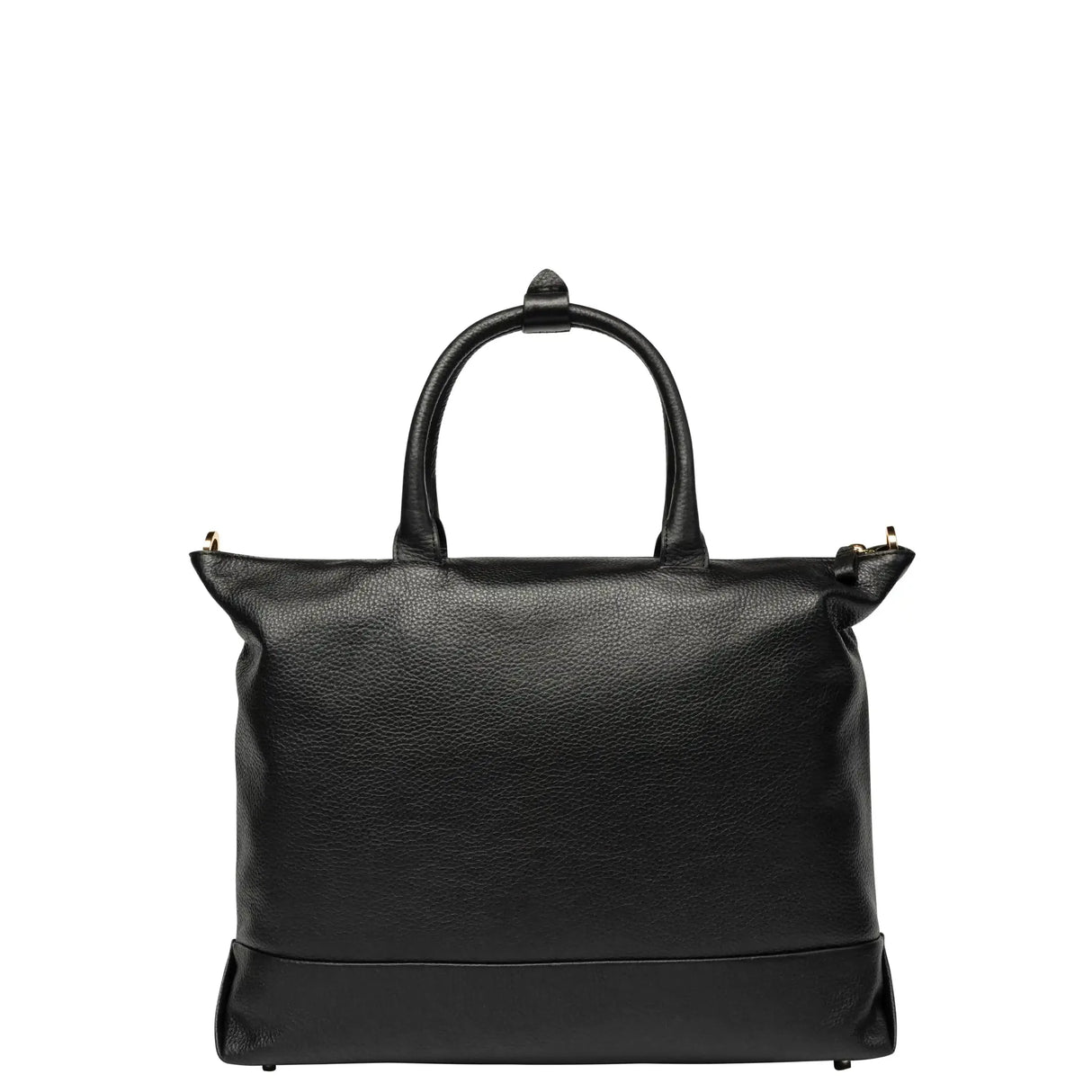 Delsey Leather Collection Zippered Tote Bag