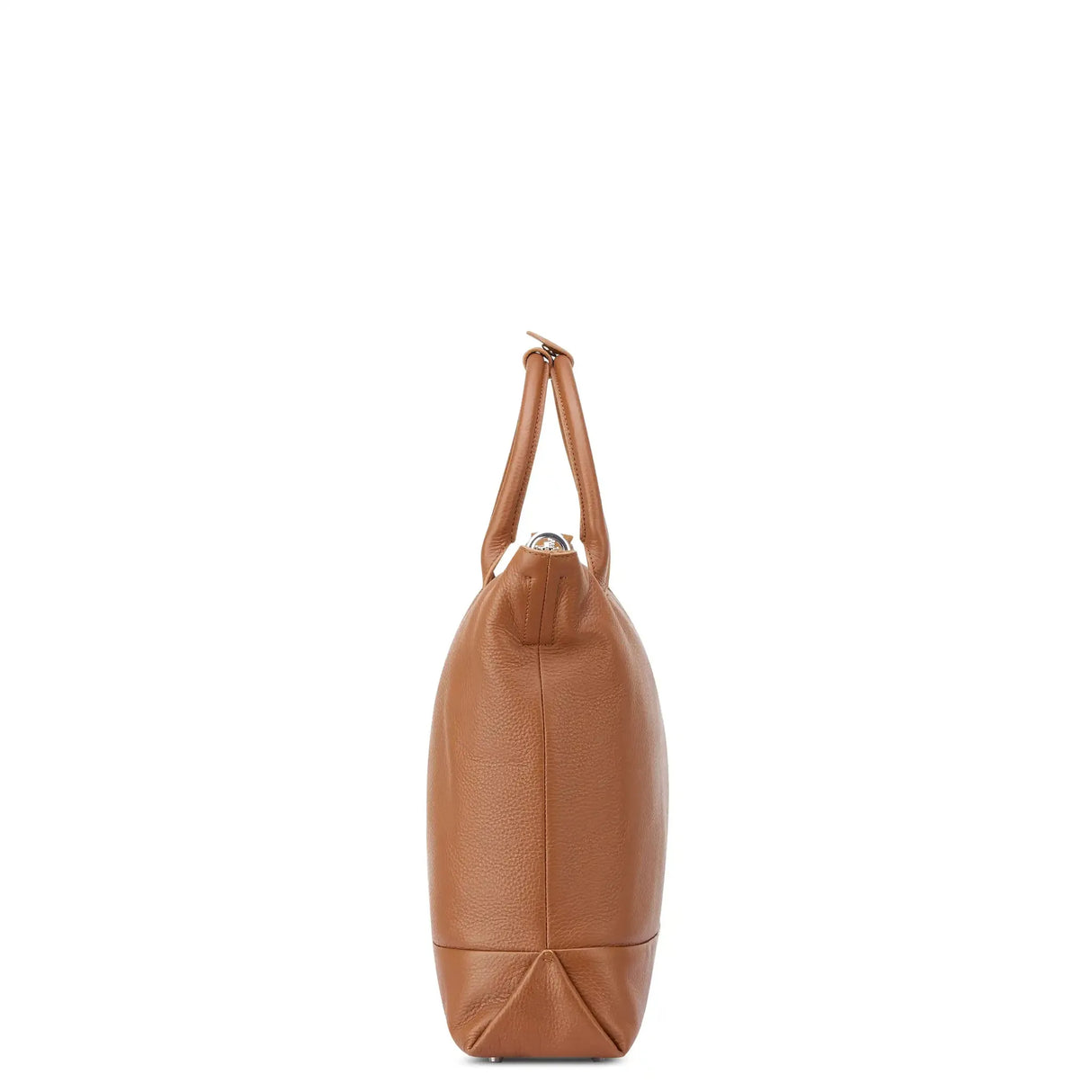 Delsey Leather Collection Zippered Tote Bag