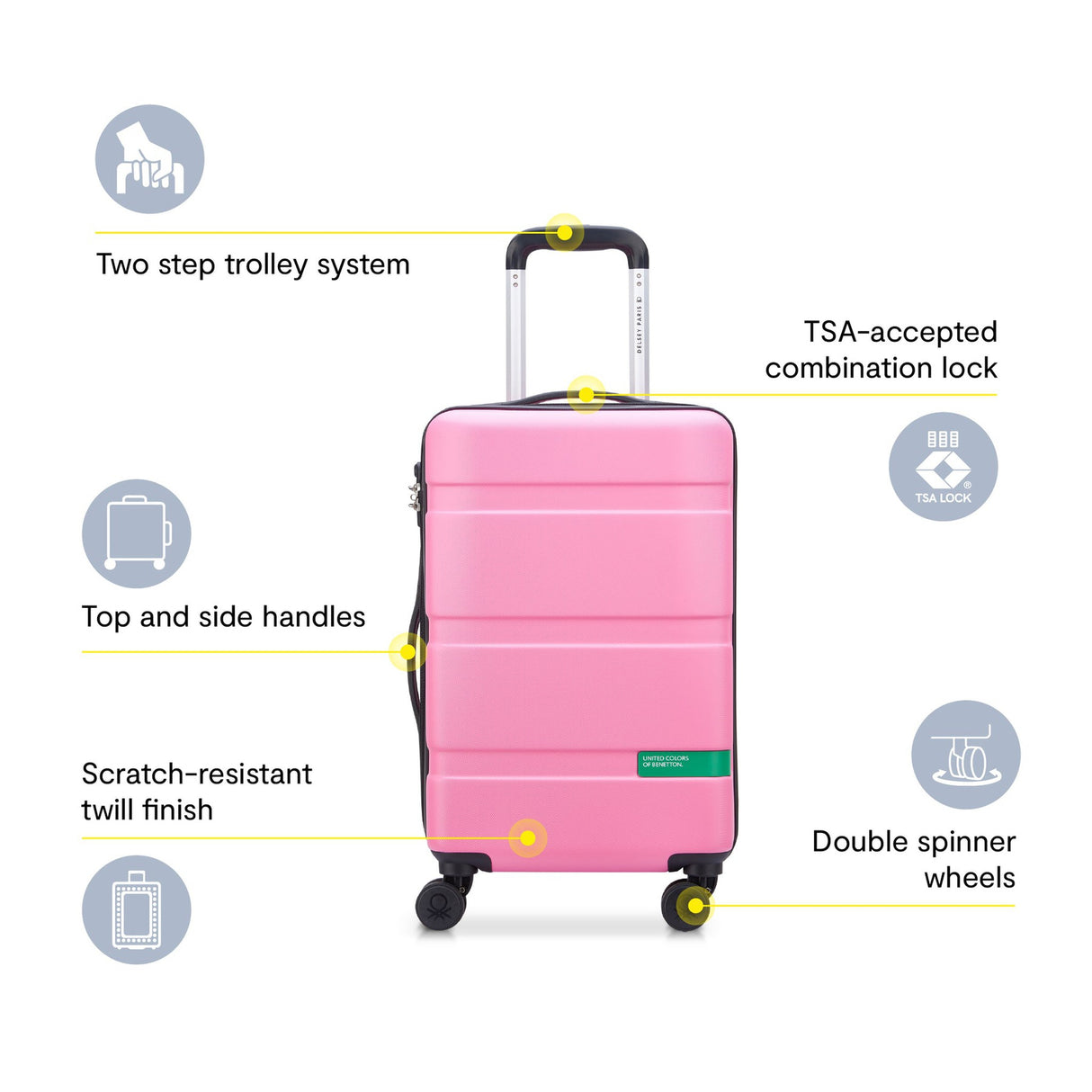 Delsey NOW! 19" Spinner Carry-On