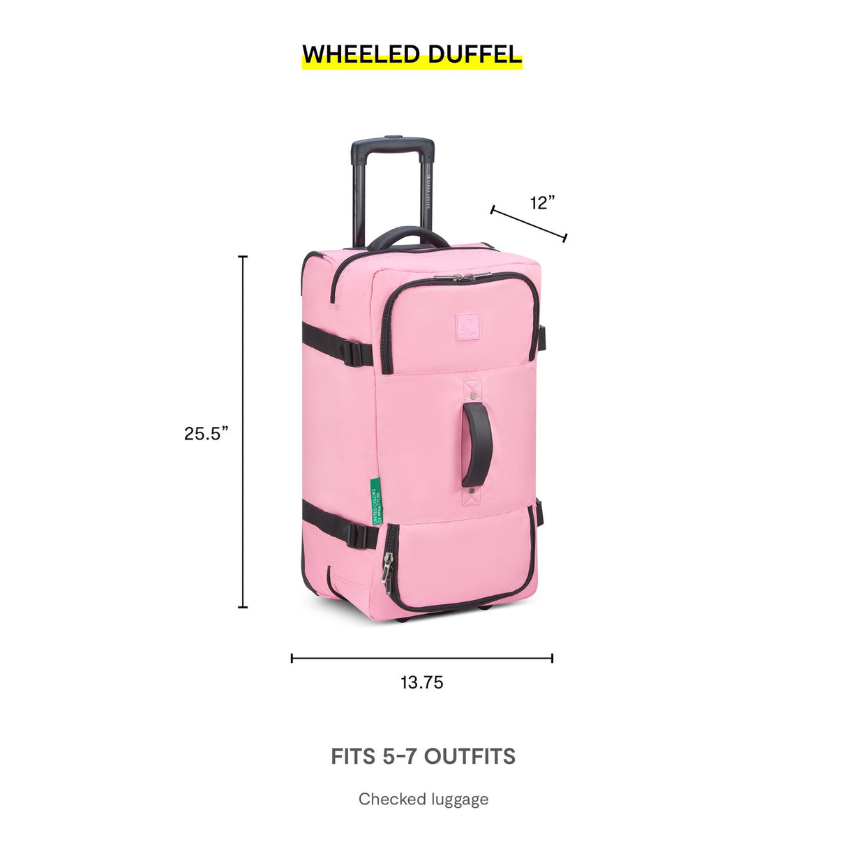 Delsey NOW! 24" 2-Wheel Rolling Duffel
