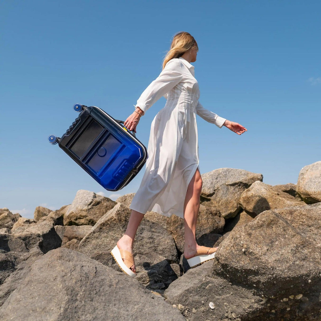 Delsey Rempart Translucent Carry-On Expandable Spinner