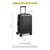 Delsey Turenne 2.0 Business Front Pocket Expandable Spinner Carry-On