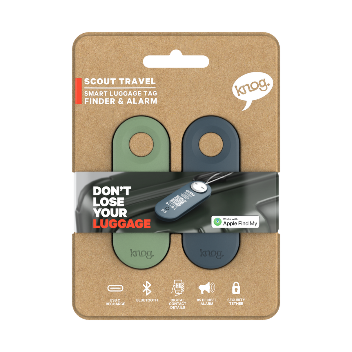 Eagle Creek Scout Travel Smart Luggage Tag Twin Pack