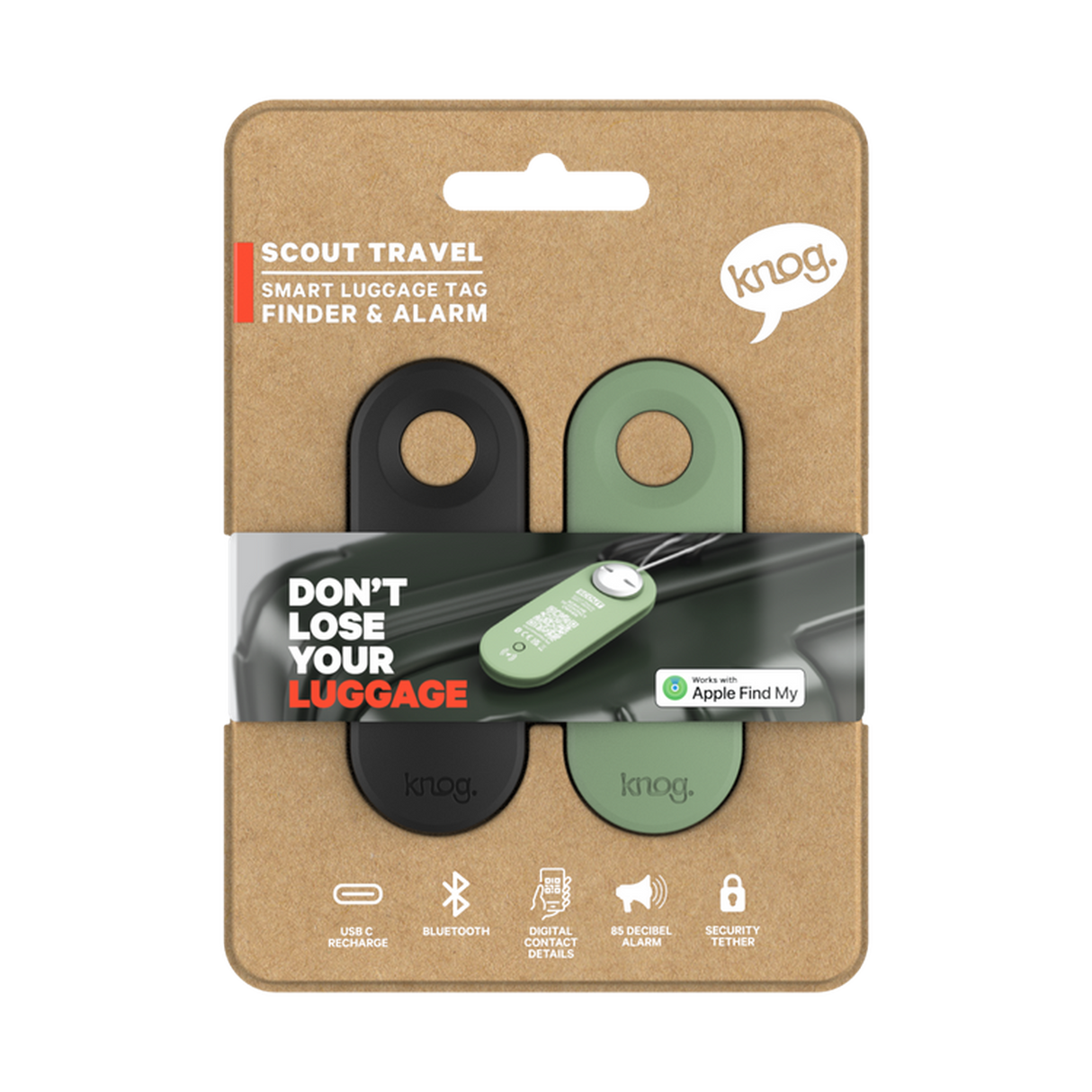 Eagle Creek Scout Travel Smart Luggage Tag Twin Pack