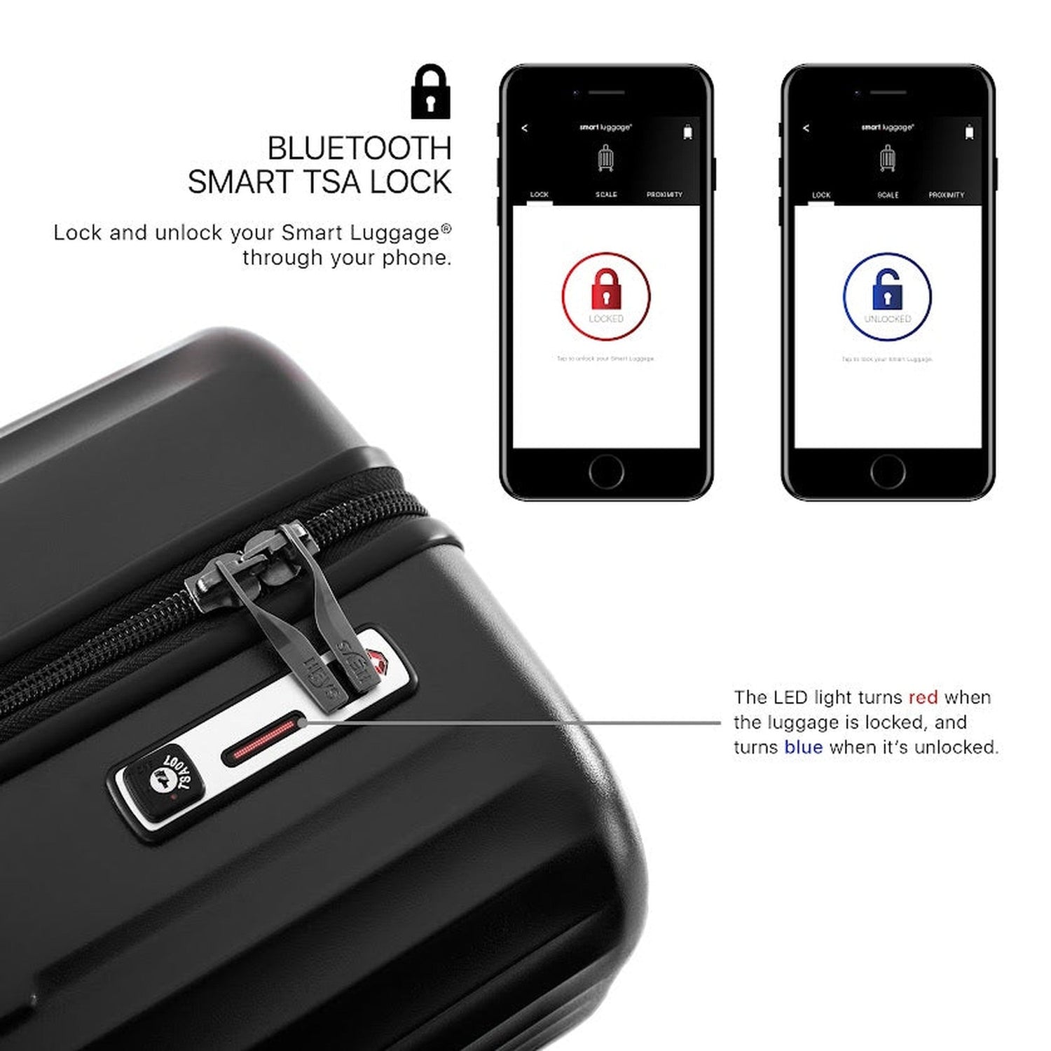 Heys SmartLuggage 3 Piece Spinner Set