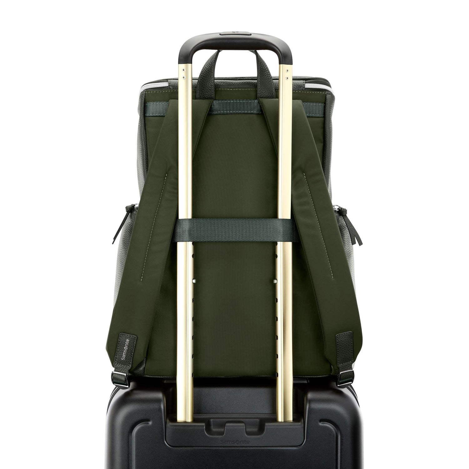 Samsonite Mobile Solutions Leather Deluxe Backpack