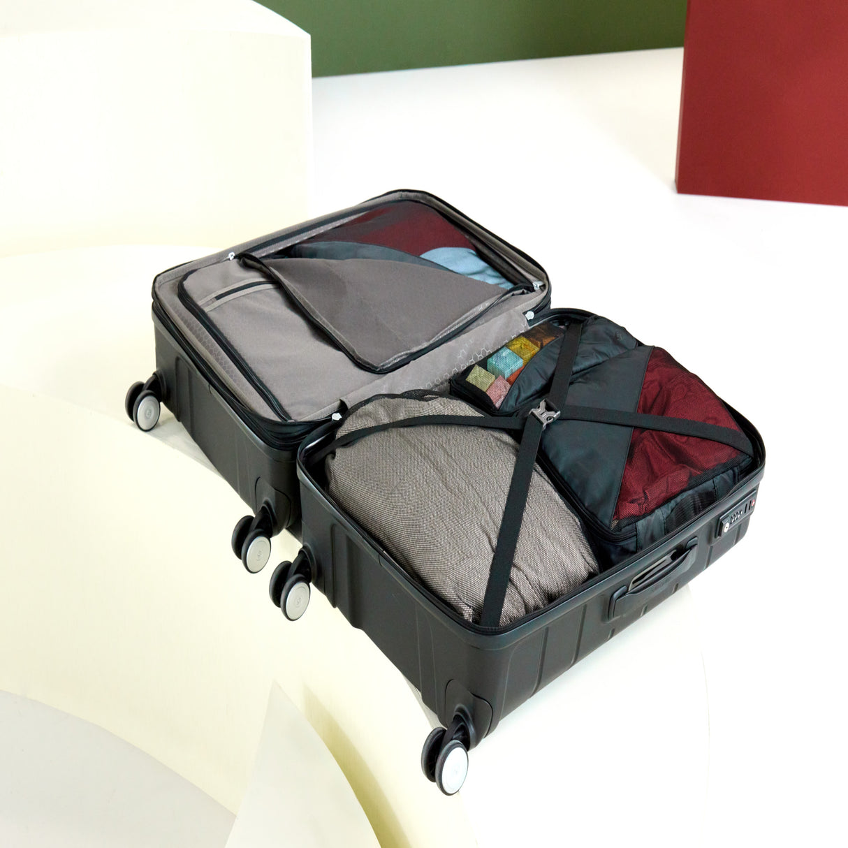 Samsonite Travel Accessories 6-Piece Compression Packing Cubes